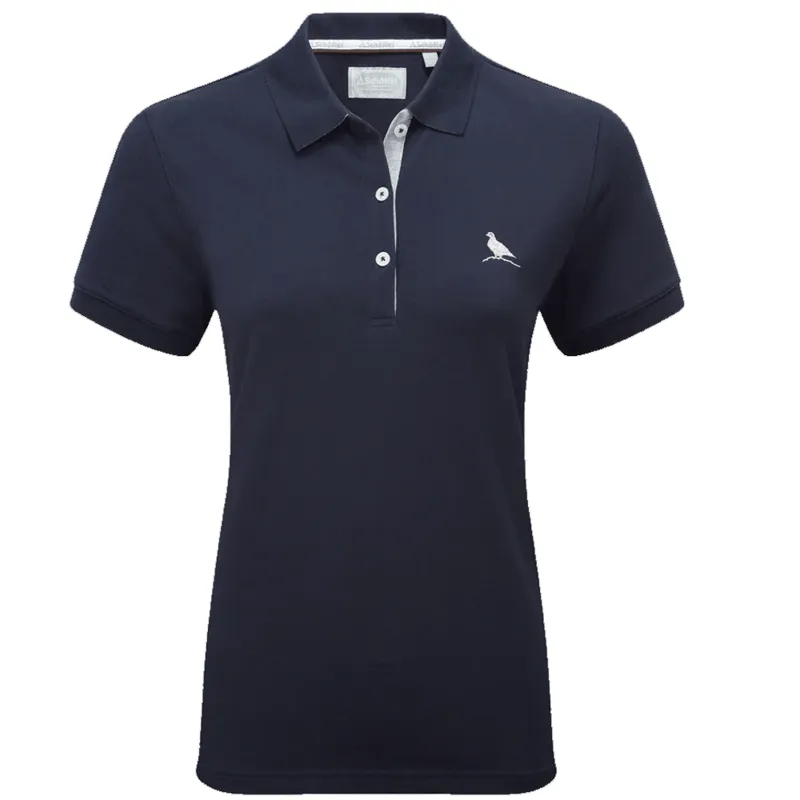 Schoffel St Ives Ladies Polo Shirt Navy
