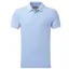 Schoffel St Ives Garment Dyed Polo Shirt Pale Blue
