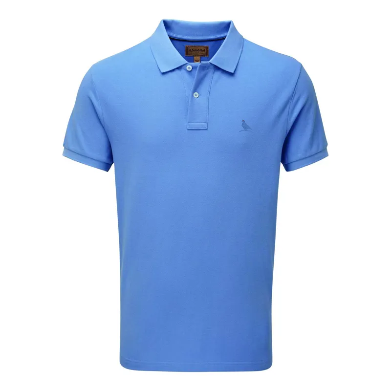 Schoffel St Ives Polo Shirt Cornflower