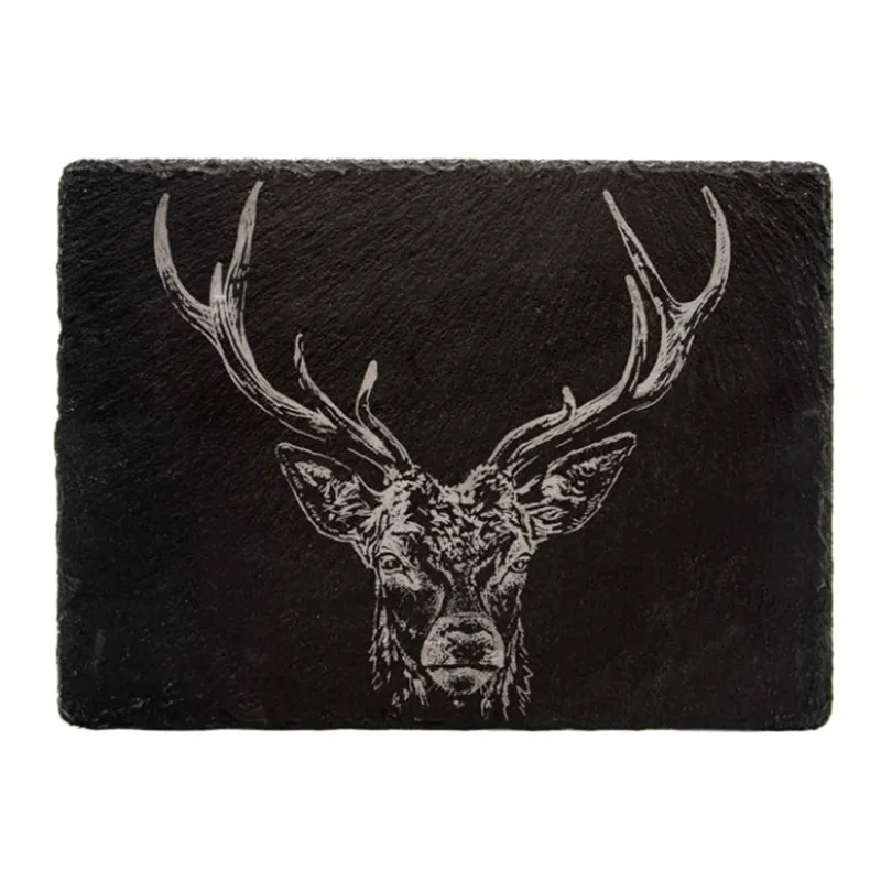 Just Slate Stag Prince Cheese Board-1