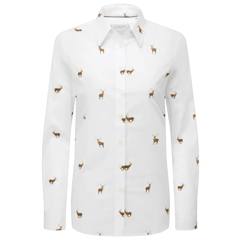 Schoffel Norfolk Shirt Stag Print