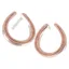 Reeves and Reeves Horseshoe Stud Earrings in Rose Gold