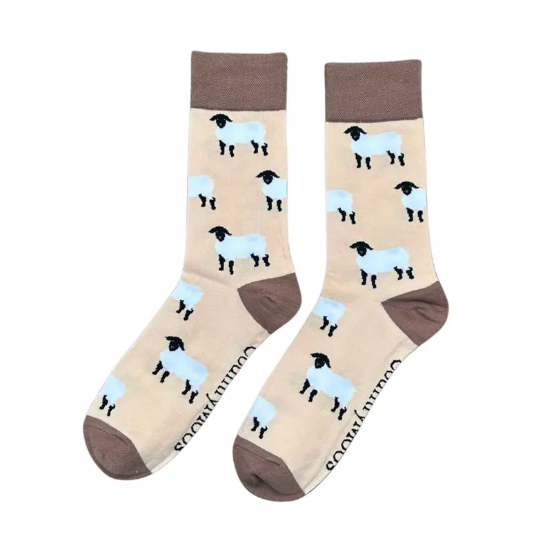 Country Moos Suffolk Sheep Crew Socks UK3.5 - 6