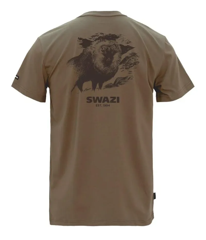 Swazi Reverse Tahr Tee in Tussock-1