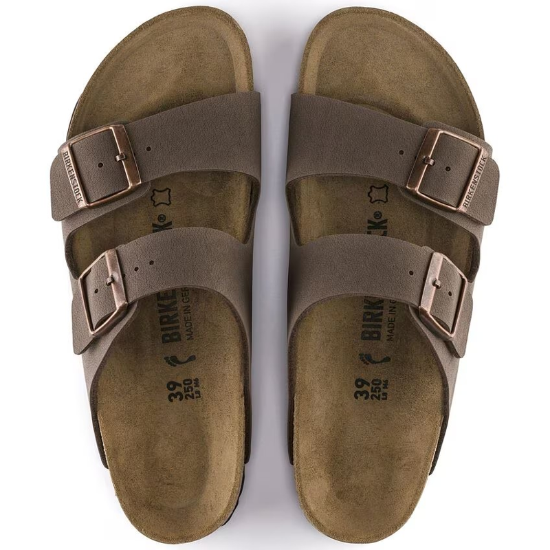 Birkenstock Ladies Arizona Birko-Flor Nubuck Mocca-4