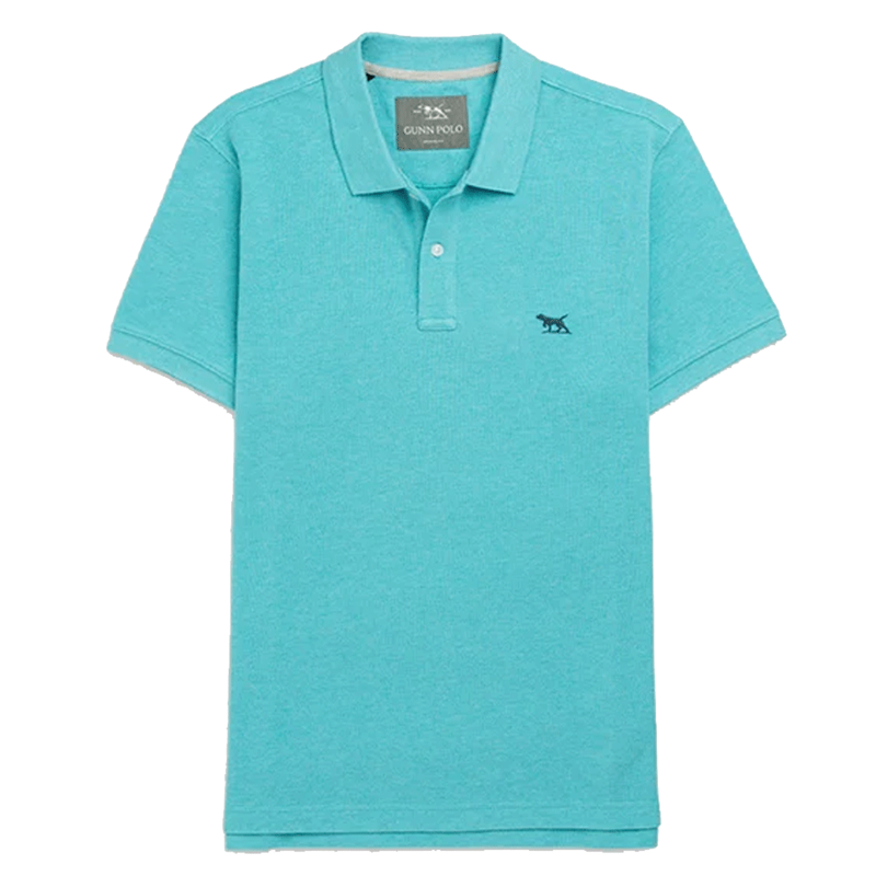 Rodd and Gunn The Gunn Sports Fit Polo in Aqua