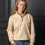 POSH Country Tidal Quarter Zip Jumper Sandstone