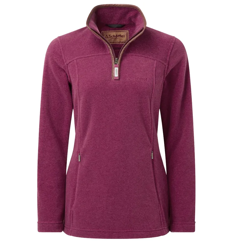 Schoffel Tilton II Quarter Zip Fleece Mulberry