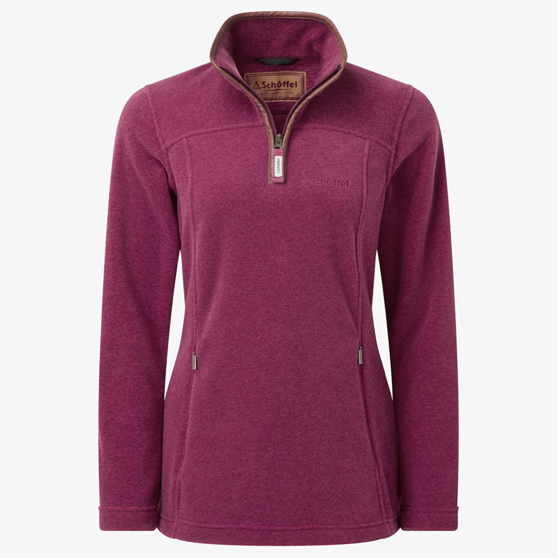 Schoffel Tilton II Quarter Zip Fleece Mulberry-1