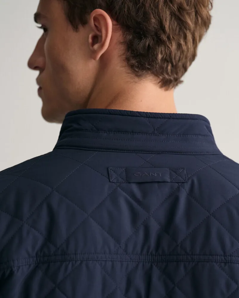 Gant Quilted Windcheater Evening Blue-7