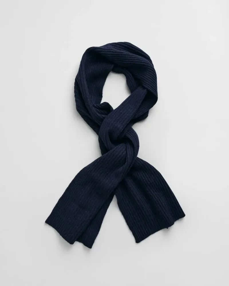 Gant Beanie and Scarf Gift Set Evening Blue-3
