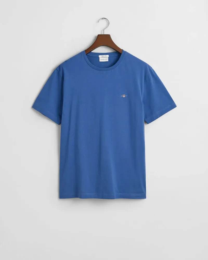 Gant Reg Shield SS T-Shirt Vintage Blue