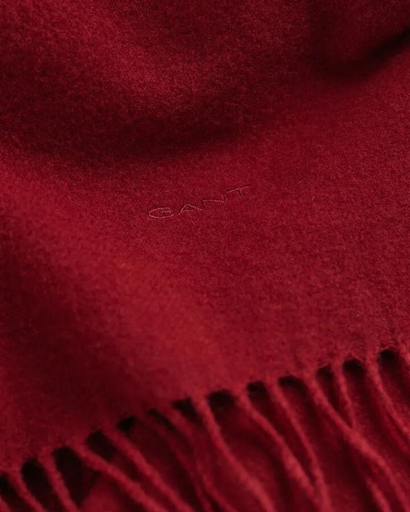 Gant Wool Scarf Wine Red-1