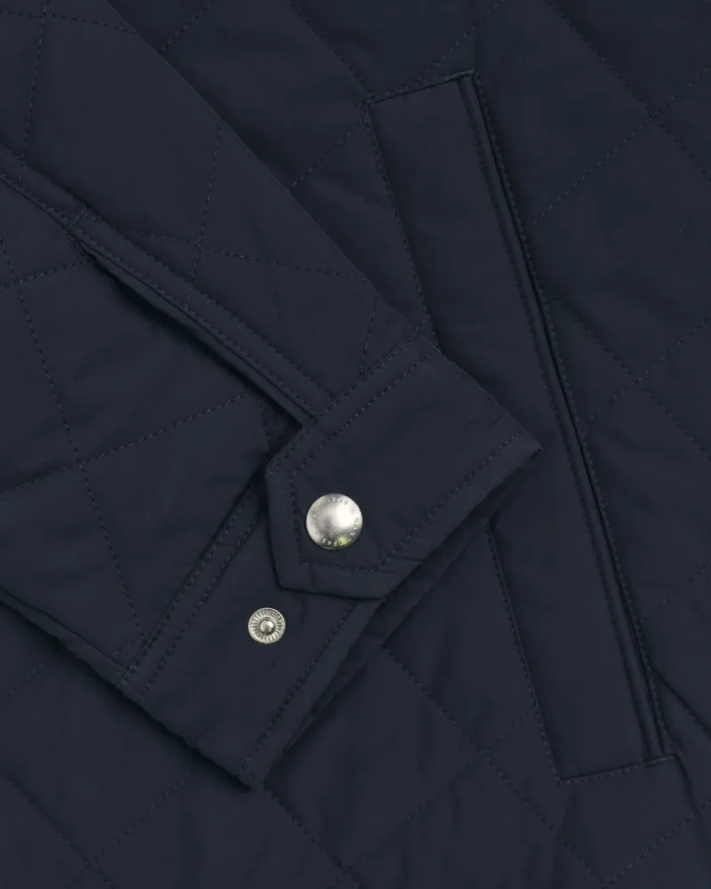 Gant Quilted Windcheater Evening Blue-11
