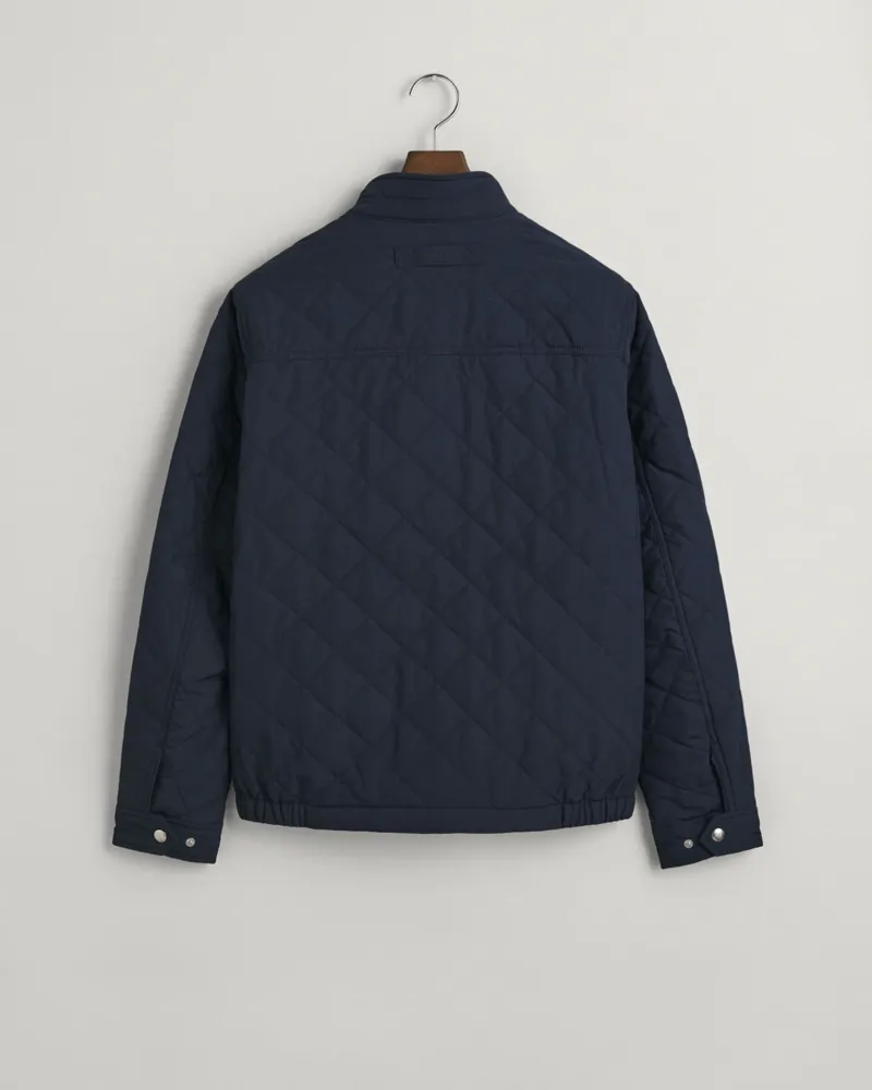 Gant Quilted Windcheater Evening Blue-12