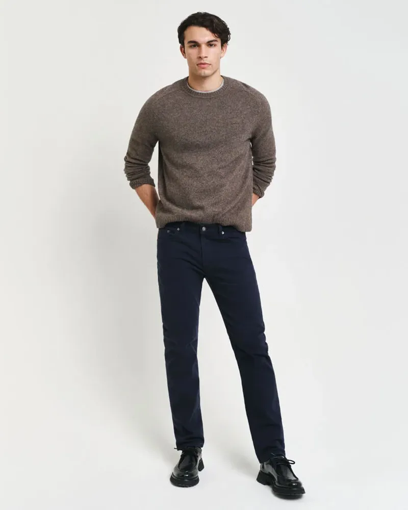 Gant Regular Fit Soft Cotton Twill Jeans Marine-2