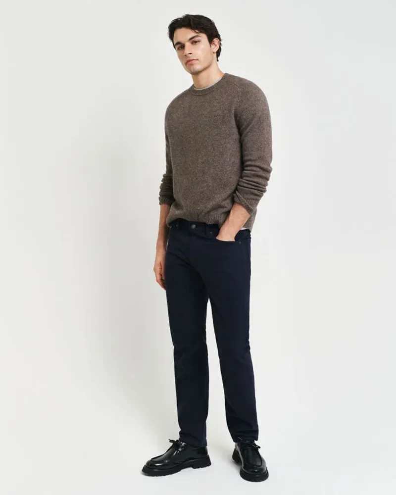 Gant Regular Fit Soft Cotton Twill Jeans Marine-4
