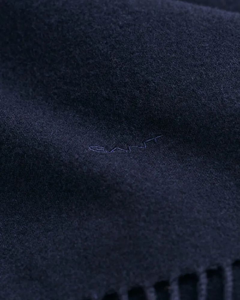 Gant Wool Scarf Evening Blue-2