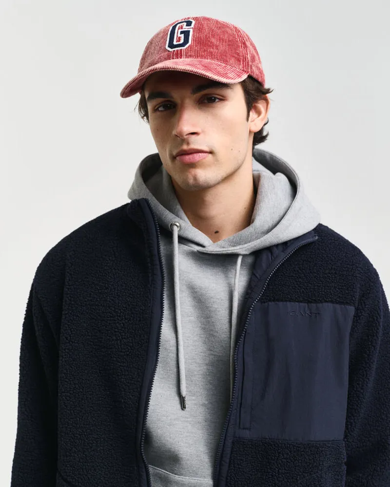 Gant Reversible Full Zip Fleece Evening Blue-2