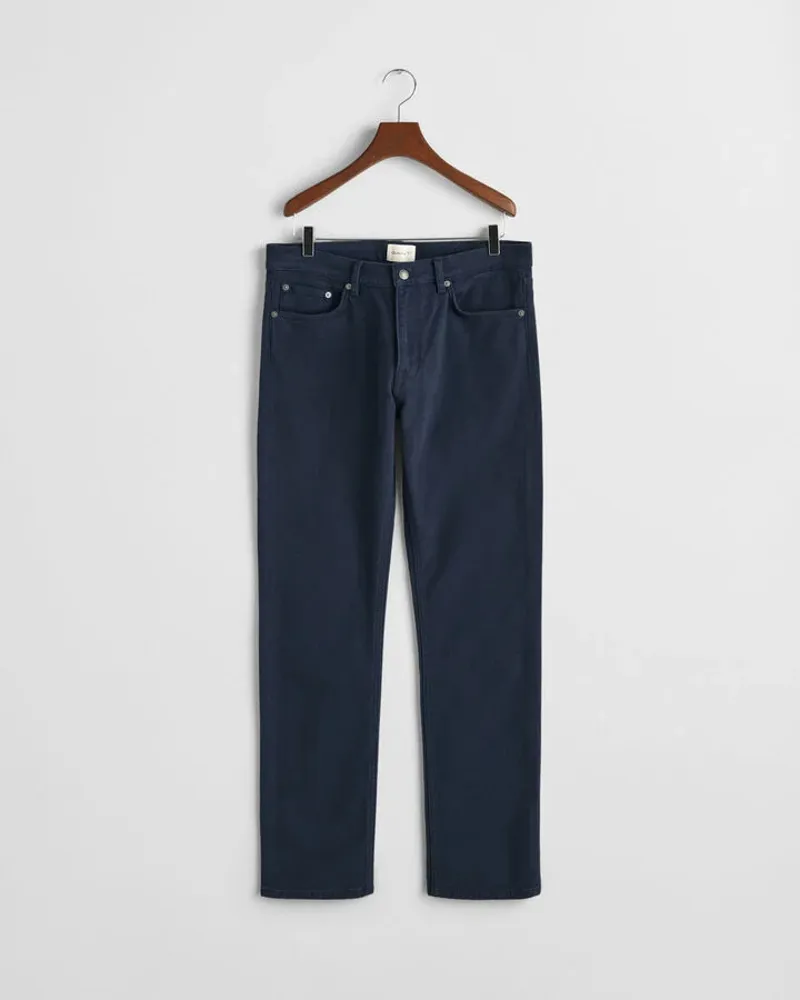 Gant Regular Fit Soft Cotton Twill Jeans Marine-1