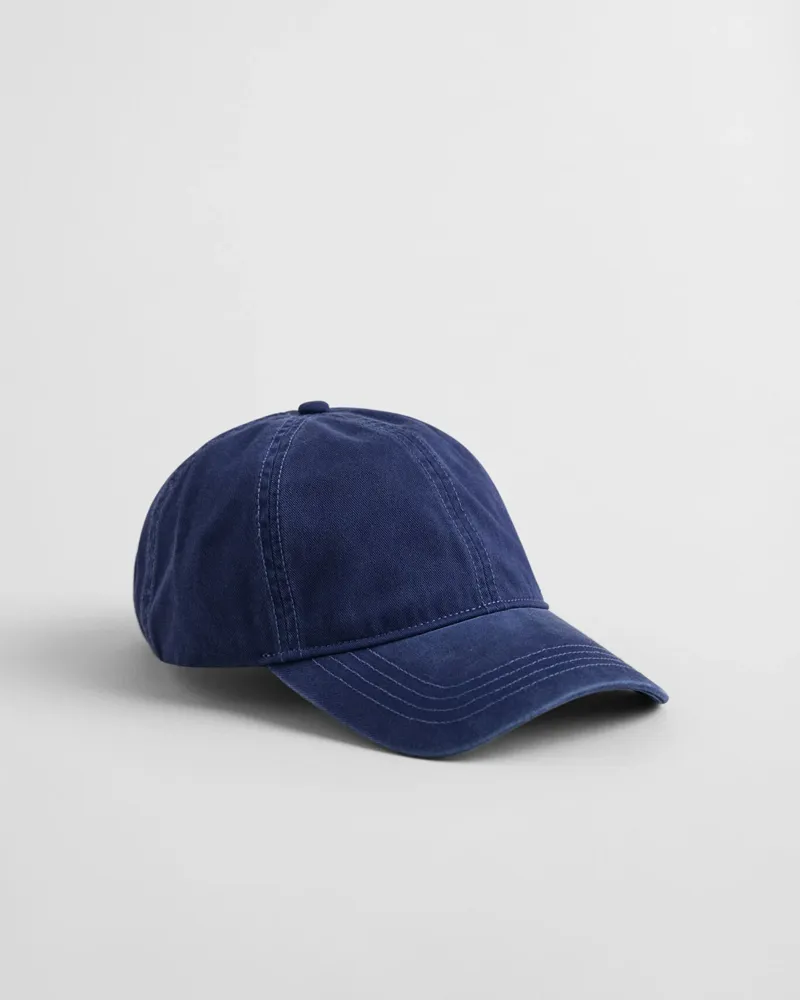 Gant Sunfaded Cotton Twill Cap Persian Blue-3