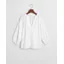 Gant Linen Short Sleeve Blouse White