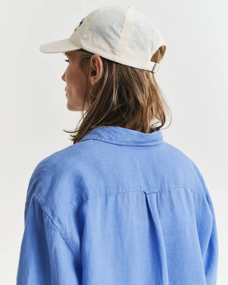 Gant Linen Shirt Perfect Blue-3