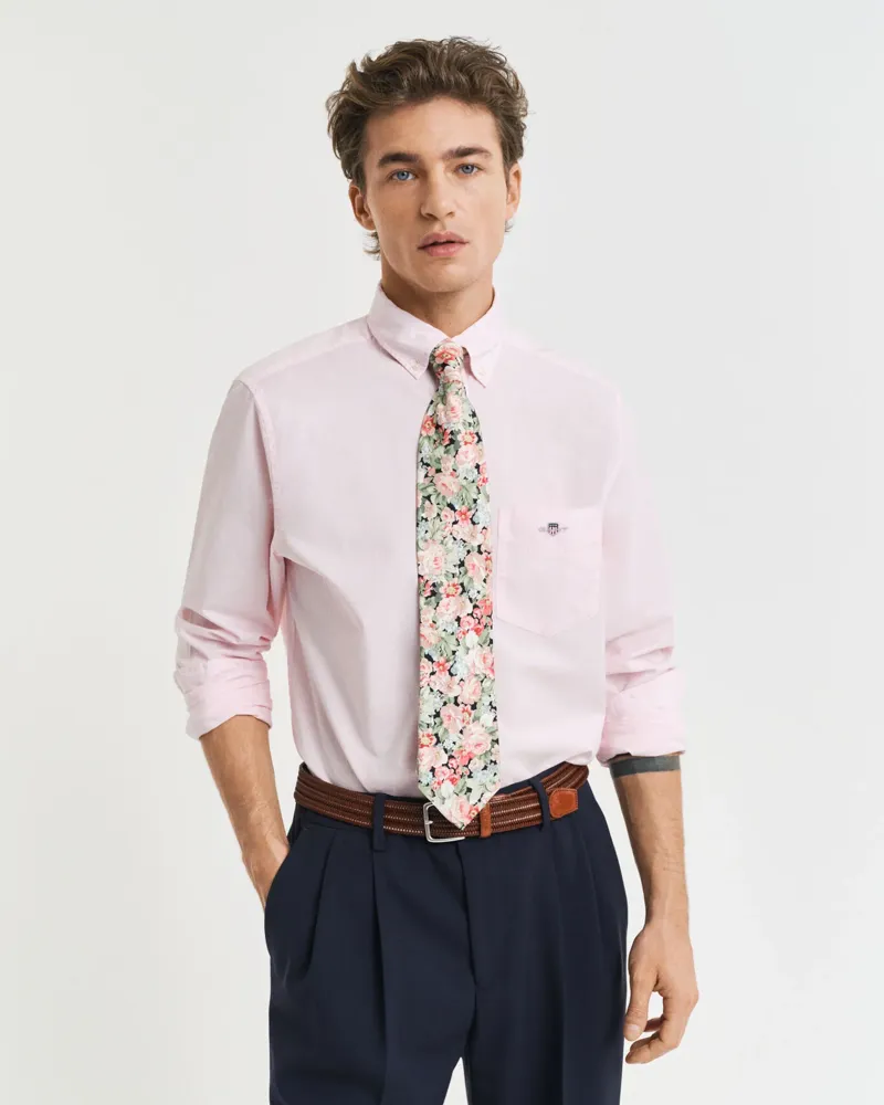 Gant Regular Fit Classic Poplin Shirt Light Pink-1