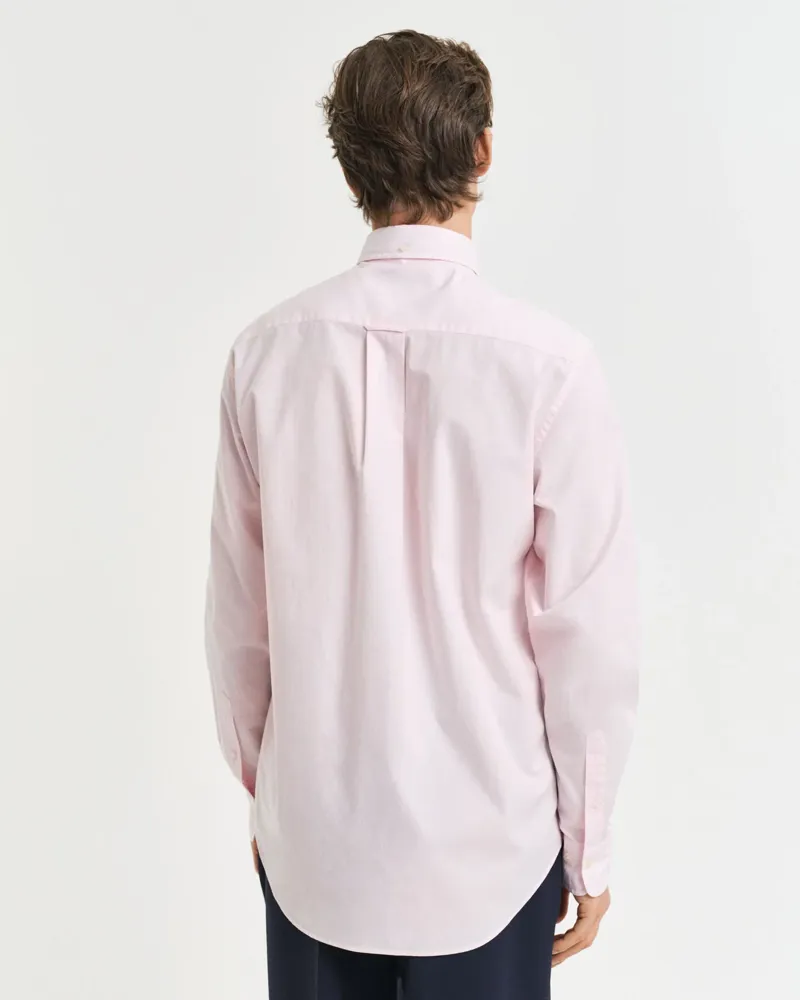 Gant Regular Fit Classic Poplin Shirt Light Pink-2