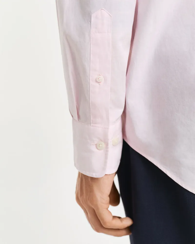 Gant Regular Fit Classic Poplin Shirt Light Pink-3