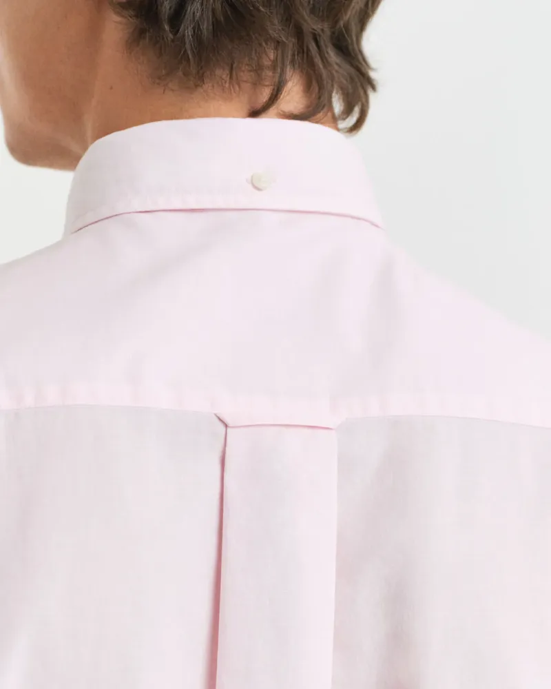 Gant Regular Fit Classic Poplin Shirt Light Pink-4