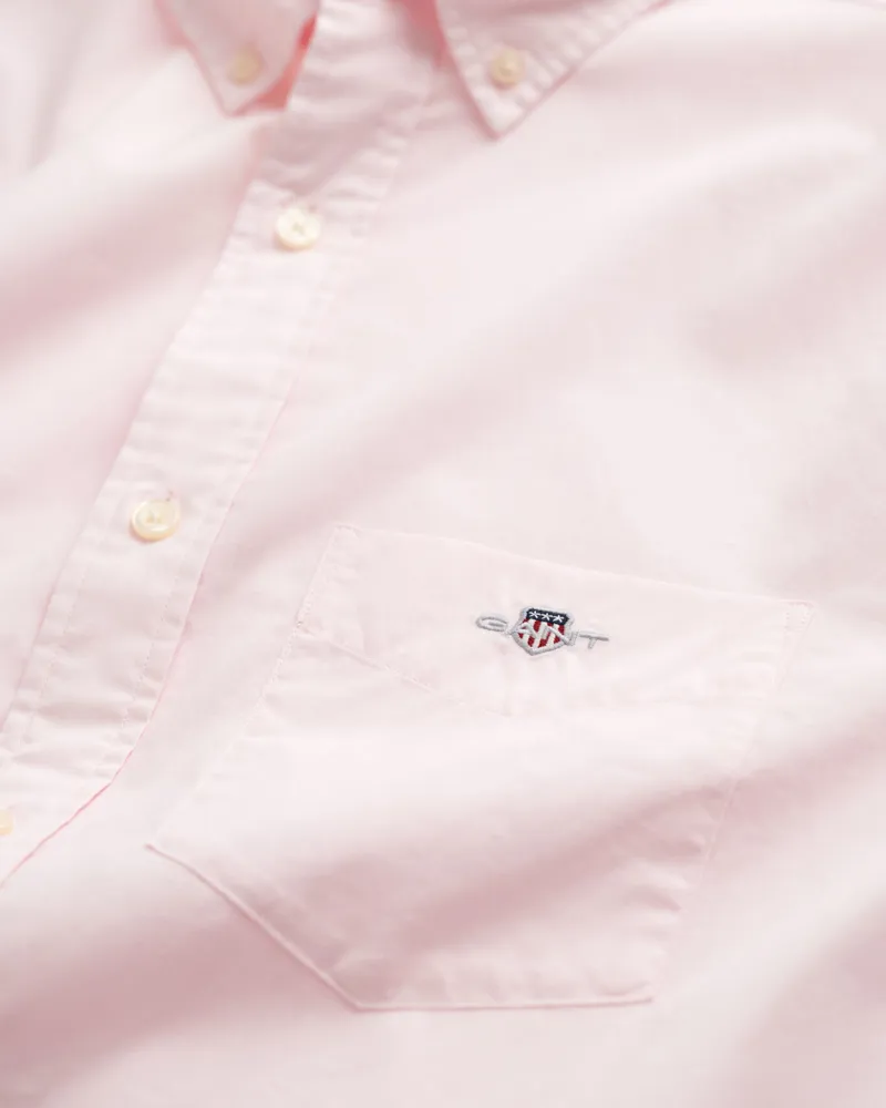 Gant Regular Fit Classic Poplin Shirt Light Pink-6