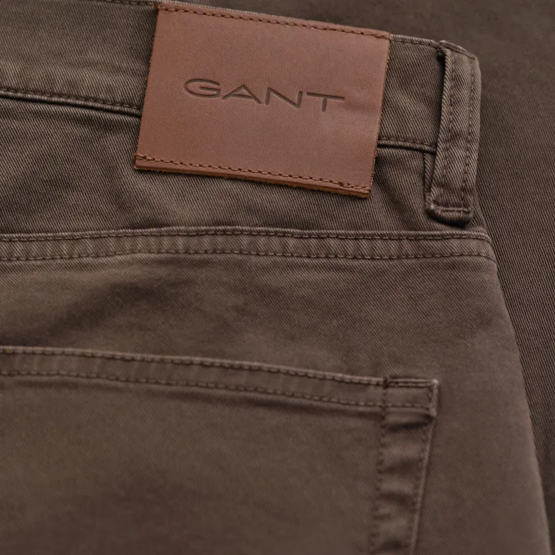 Gant Regular Jeans in Shadow Brown-2