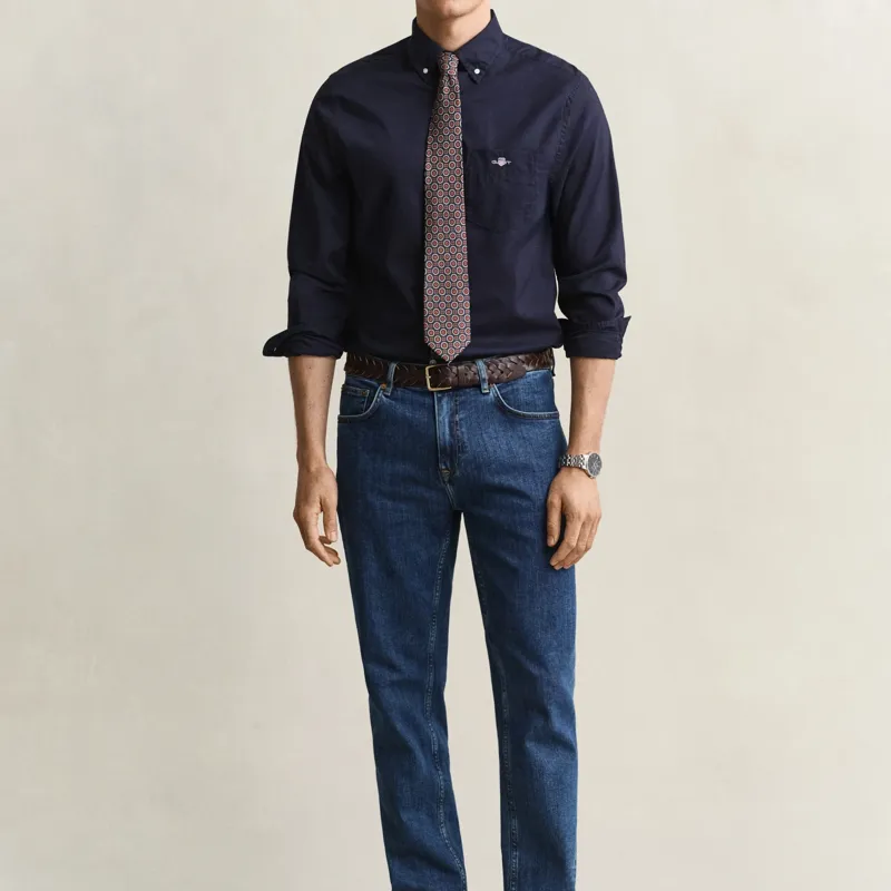Gant Classic Regular Jeans Mid Blue Vintage-1