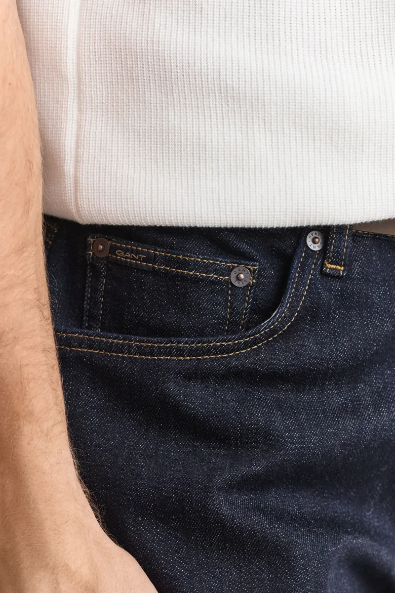 Gant Classic Regular Jeans Dark Blue-4
