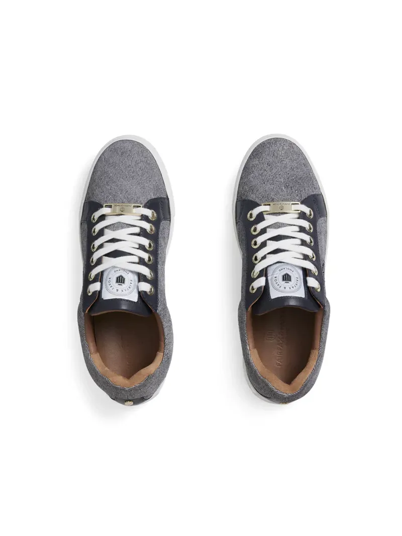 Fairfax and Favor Richmond Trainer Denim Suede-5