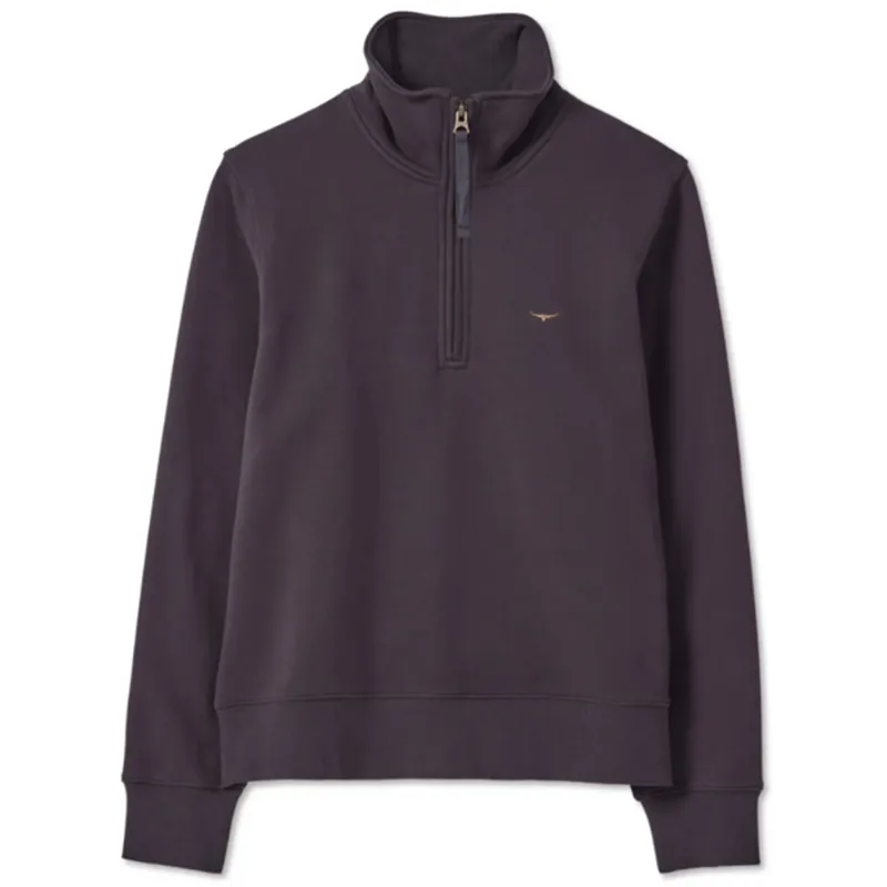 RM Williams Trickett 1/4 Zip Charcoal