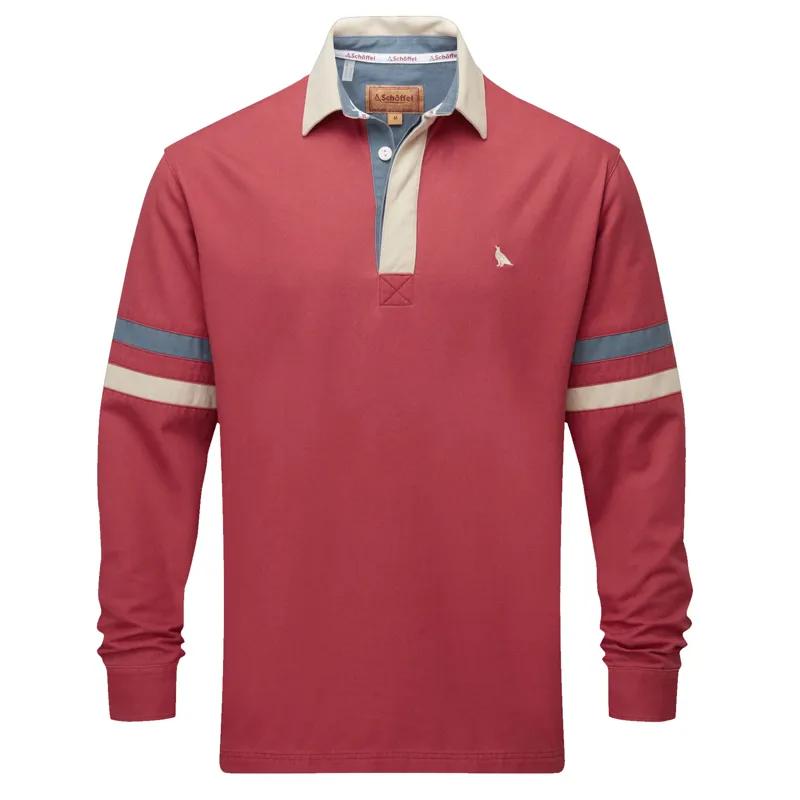 Schoffel Truro Deck Shirt Slate Red