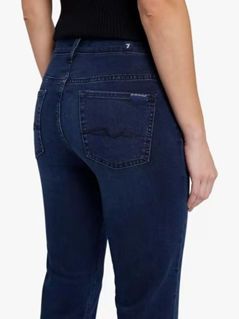 7 For All Mankind Roxanne Bair Park Avenue Dark Blue Jeans-7