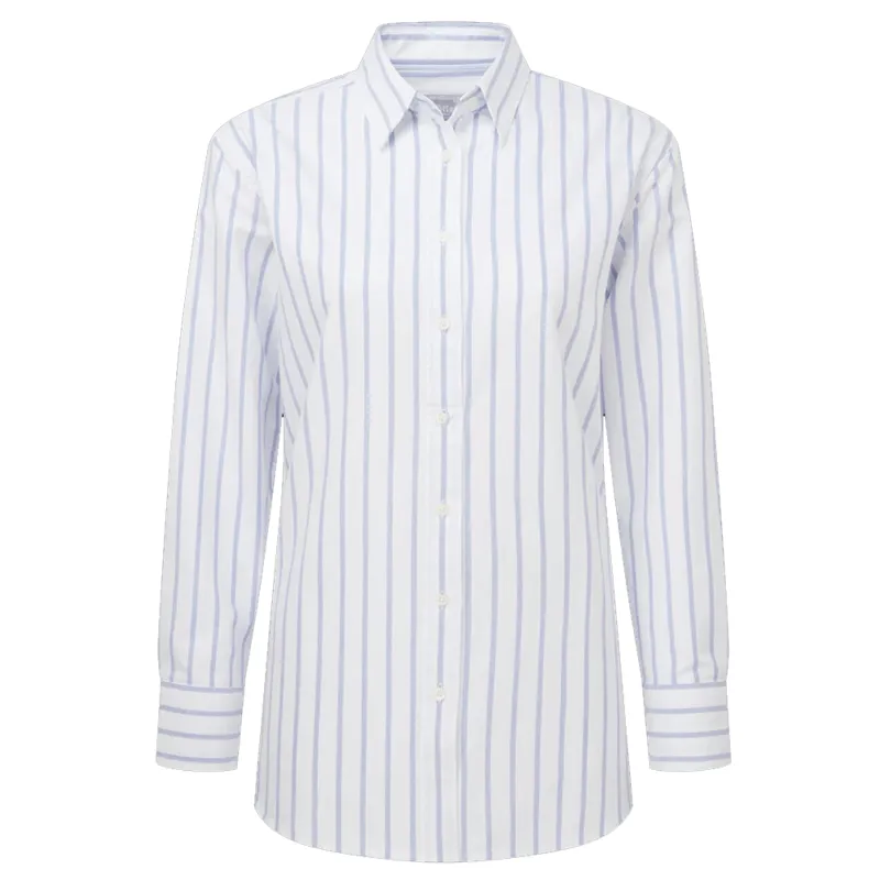 Schoffel Walberswick Oxford Shirt Blue Stripe