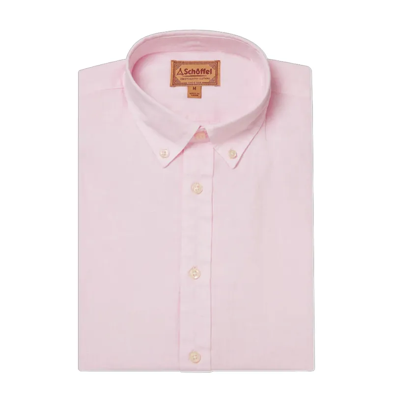 Schoffel Walsingham Linen Shirt Pink