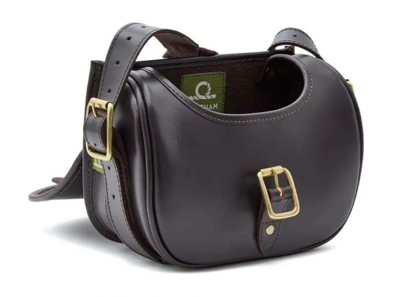 Chatham Premium Leather Cartridge Bag Dark Brown-2