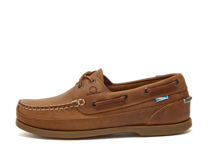 Chatham Kayak Lady G2 - Premium Leather Wide-Fit Boat Shoes Walnut-3