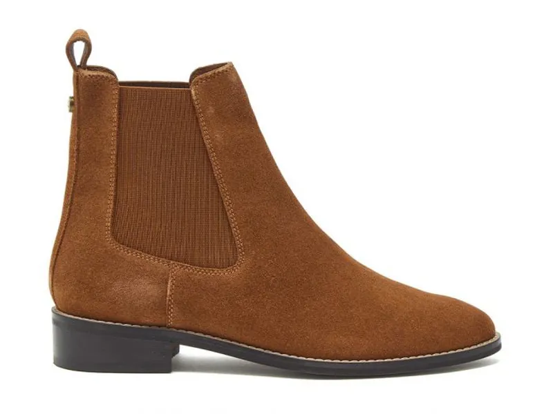 Chatham Lynch - Premium Suede Chelsea Boots Tan