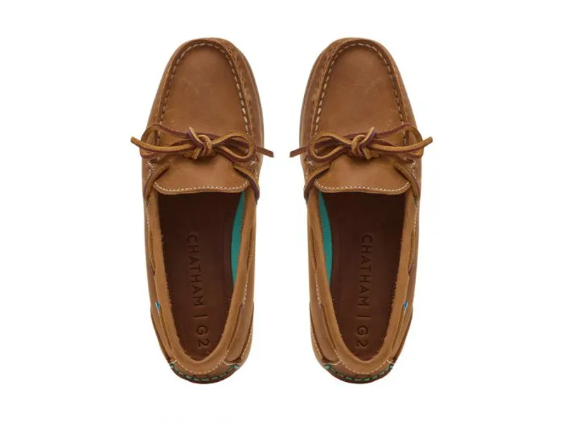 Chatham Olivia Ladies G2 Nubuck Deck Shoes Chocolate-2