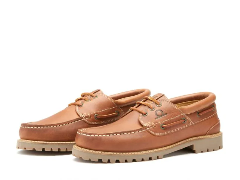 Chatham Sperrin Winter Boat Shoes Men's Dark Tan-2