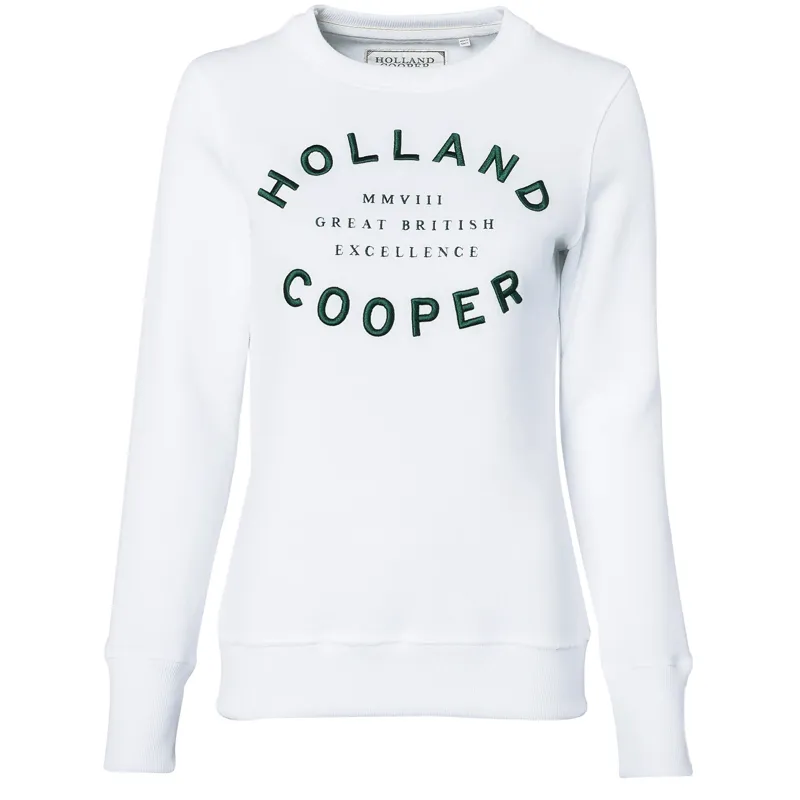 Holland Cooper Varsity Crew White