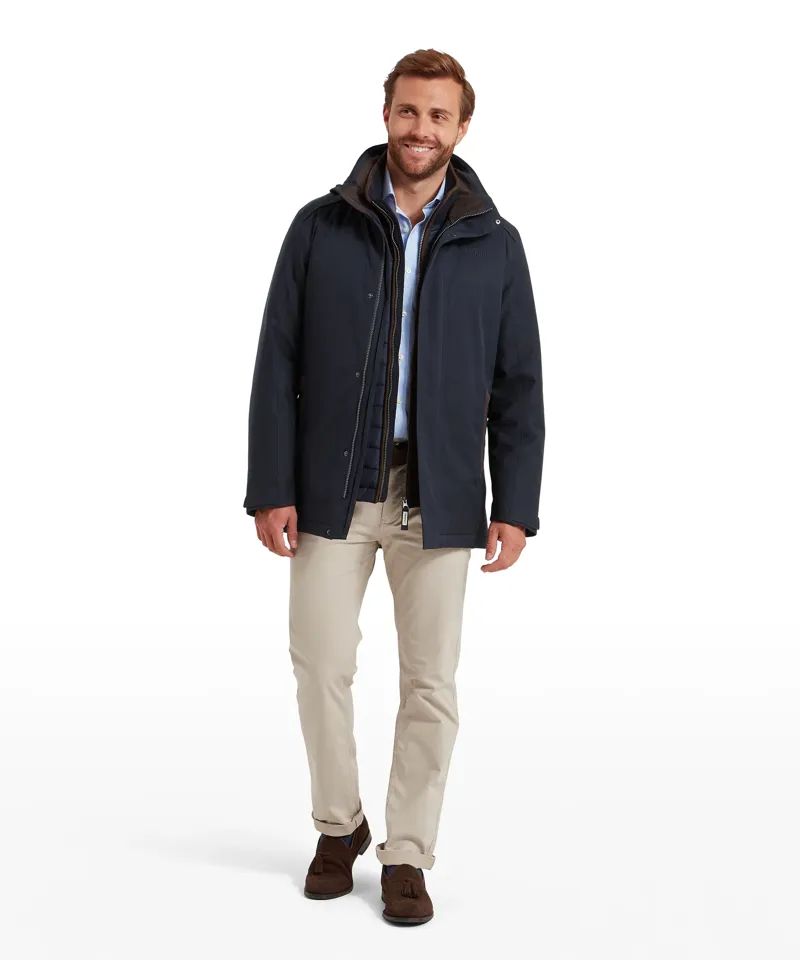 Schoffel Whitton Waterproof Coat Navy-4