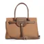 Fairfax and Favor Windsor Handbag Leather Suede Tan