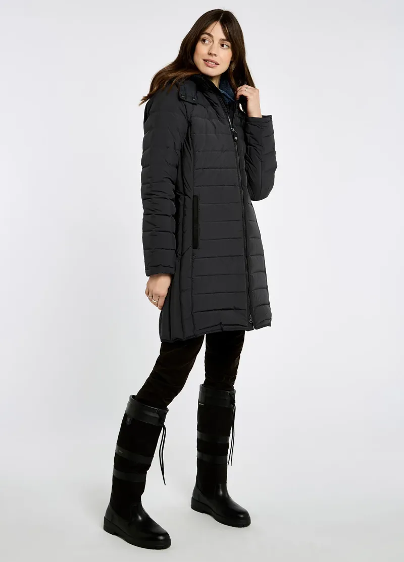 Dubarry Ballybrophy Quilted Jacket Charcoal-4
